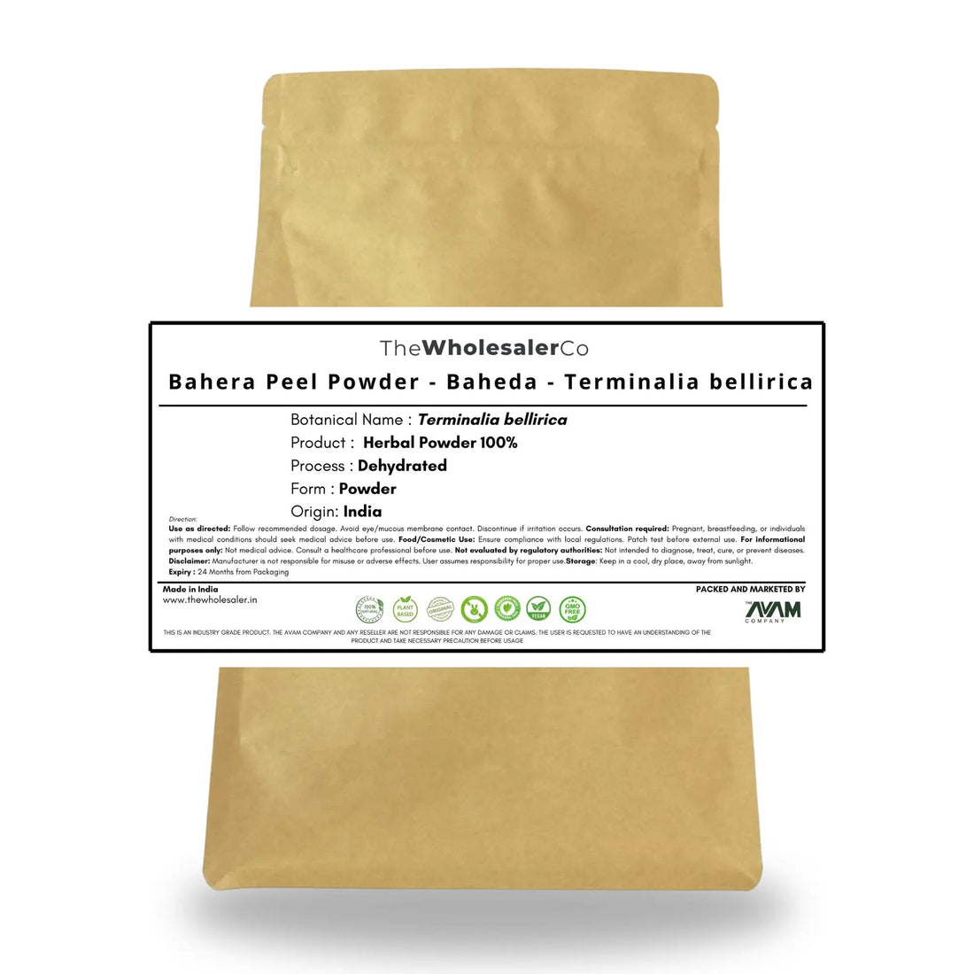 Bahera Peel Powder - Baheda - Terminalia Bellirica Bulk Supplier@TheWholesaleCo Prices