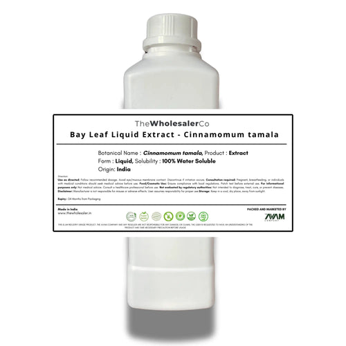 Bay Leaf Liquid Extract - Cinnamomum tamala Bulk Supplier@TheWholesaleCo Prices