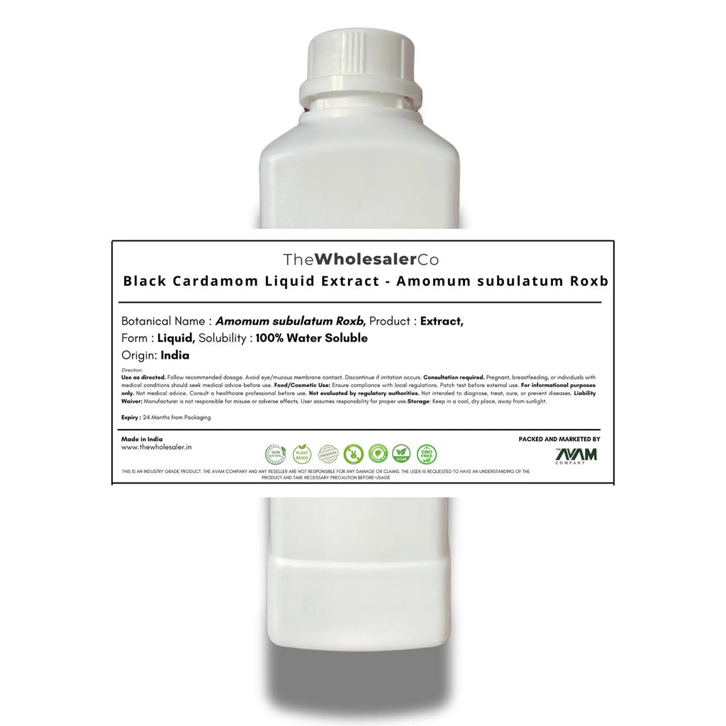 Black Cardamom Liquid Extract - Amomum subulatum Roxb Product vendor