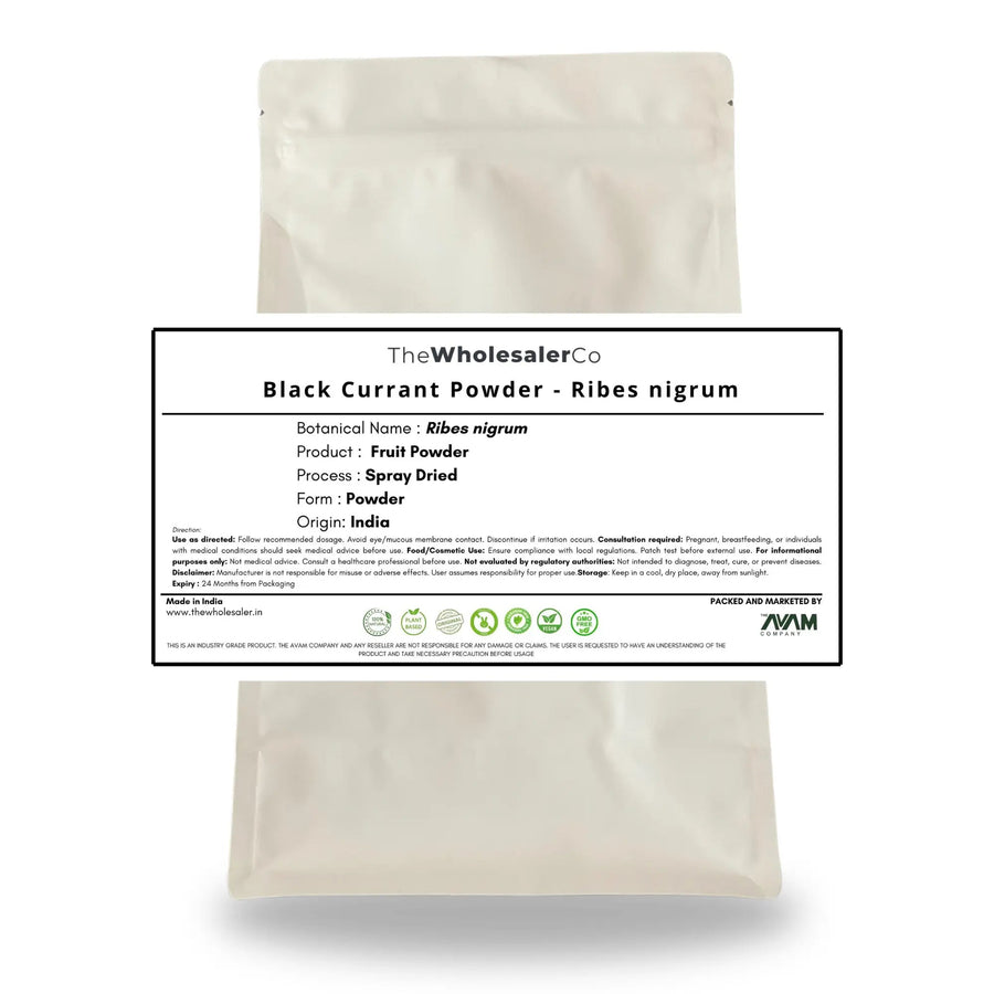 Black Currant Powder - Ribes nigrum Bulk Supplier@TheWholesaleCo Prices