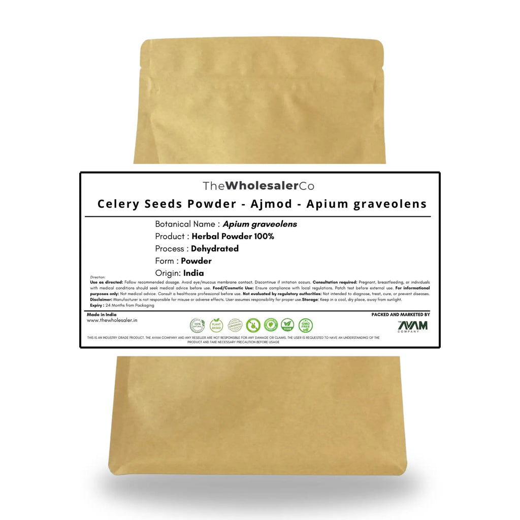 Celery Seeds Powder - Ajmod - Apium graveolens Bulk Supplier@TheWholesaleCo Prices