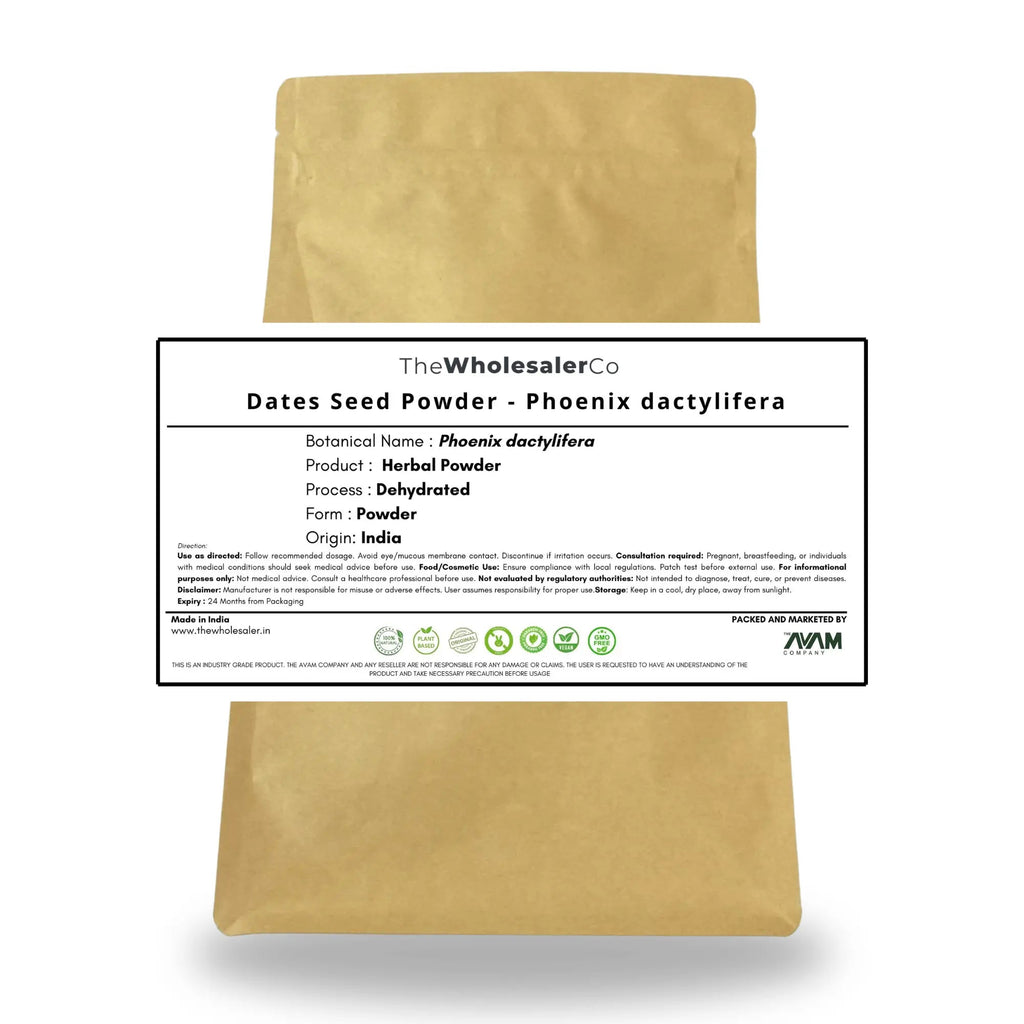 Dates Seed Powder - Phoenix dactylifera Bulk Supplier@TheWholesaleCo Prices