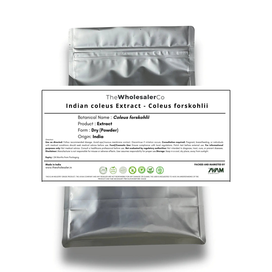 Indian coleus Extract - Coleus forskohlii Product vendor
