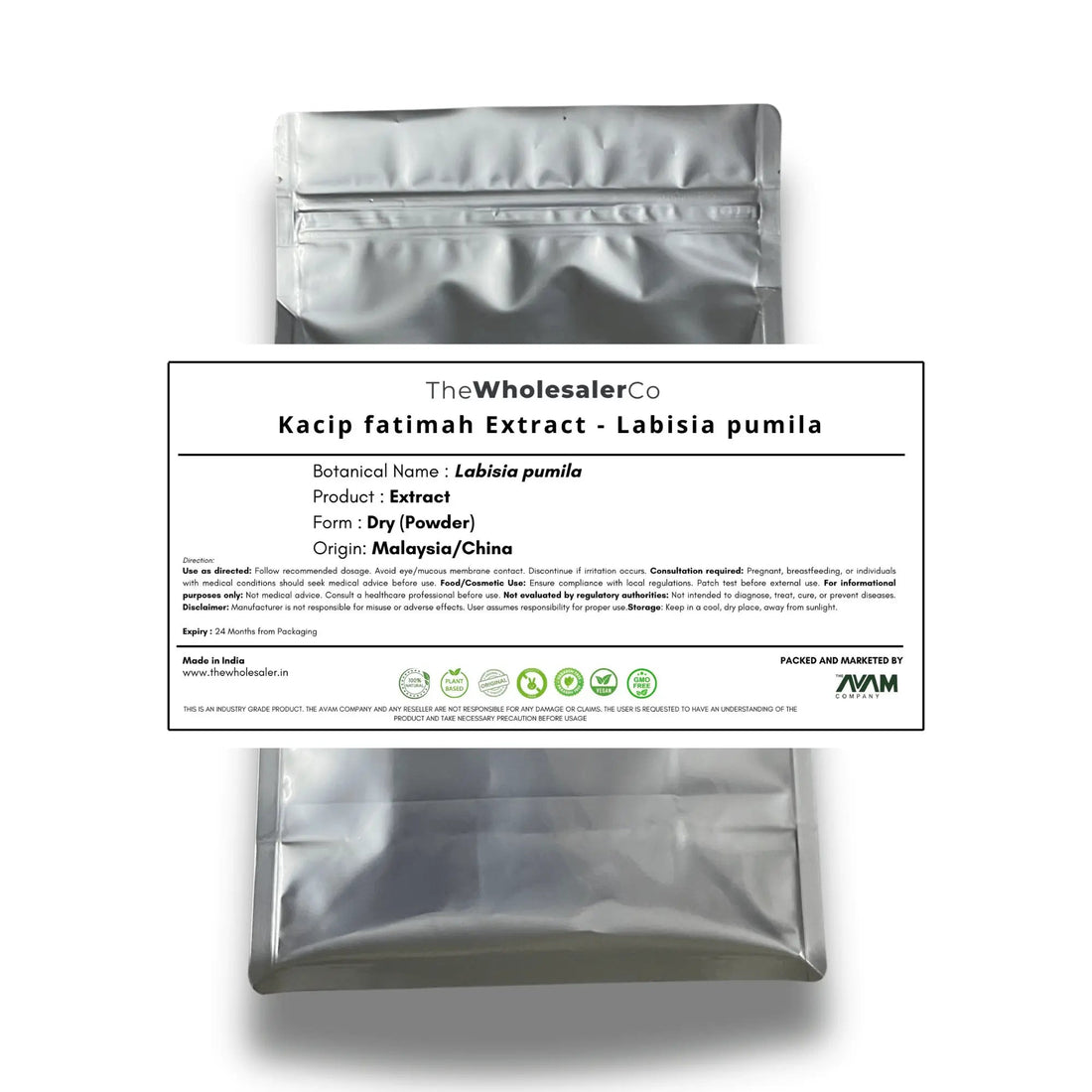 Kacip fatimah Extract - Labisia pumila Bulk Supplier@TheWholesaleCo Prices