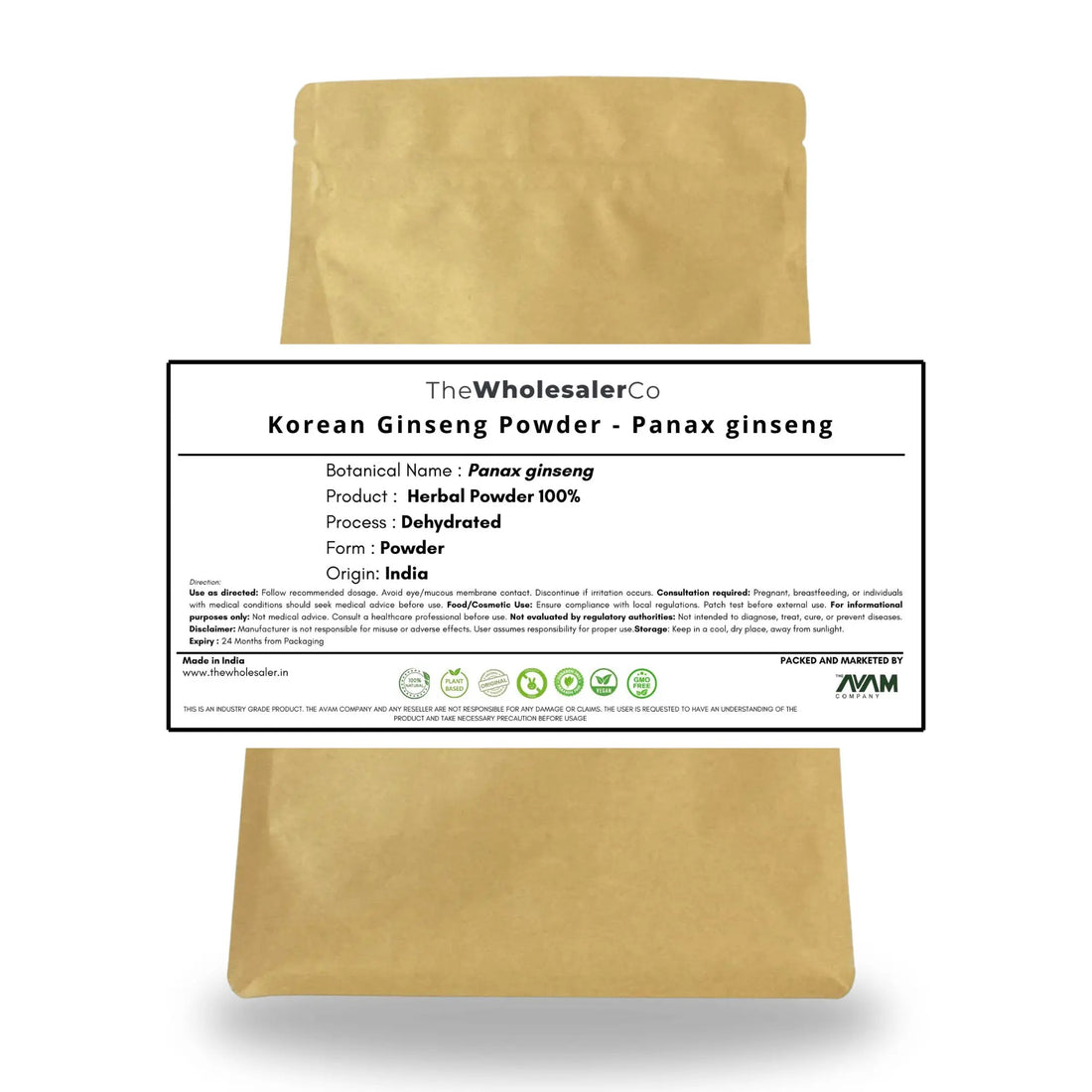 Korean Ginseng Powder - Panax ginseng Product vendor