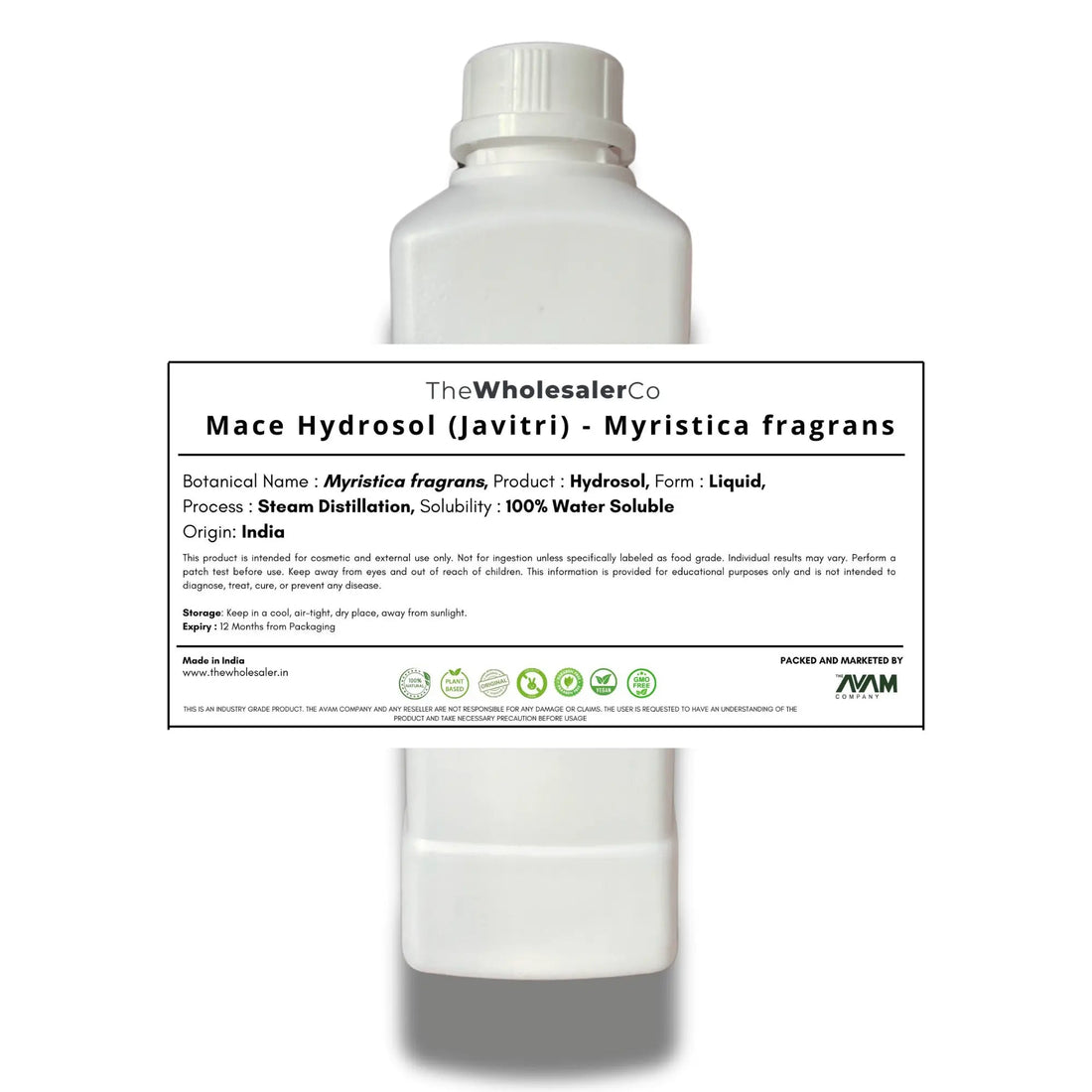 Mace Hydrosol (Javitri) - Myristica fragrans Bulk Supplier@TheWholesaleCo Prices