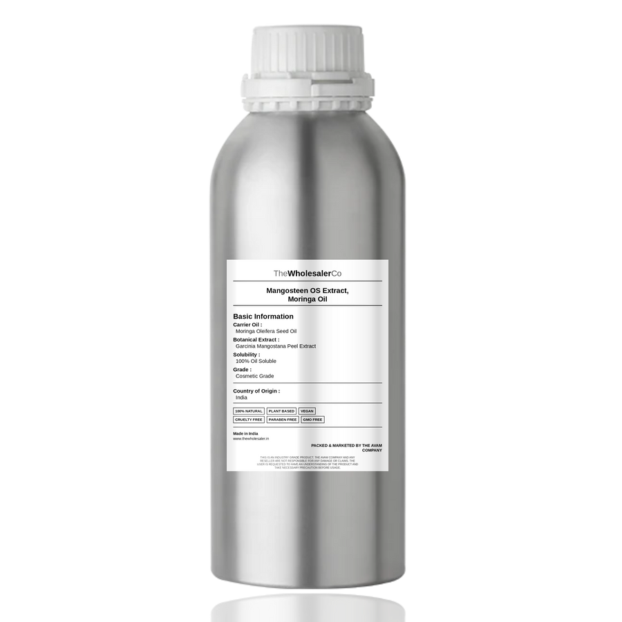 Extracto de OS de mangostán, aceite de moringa
