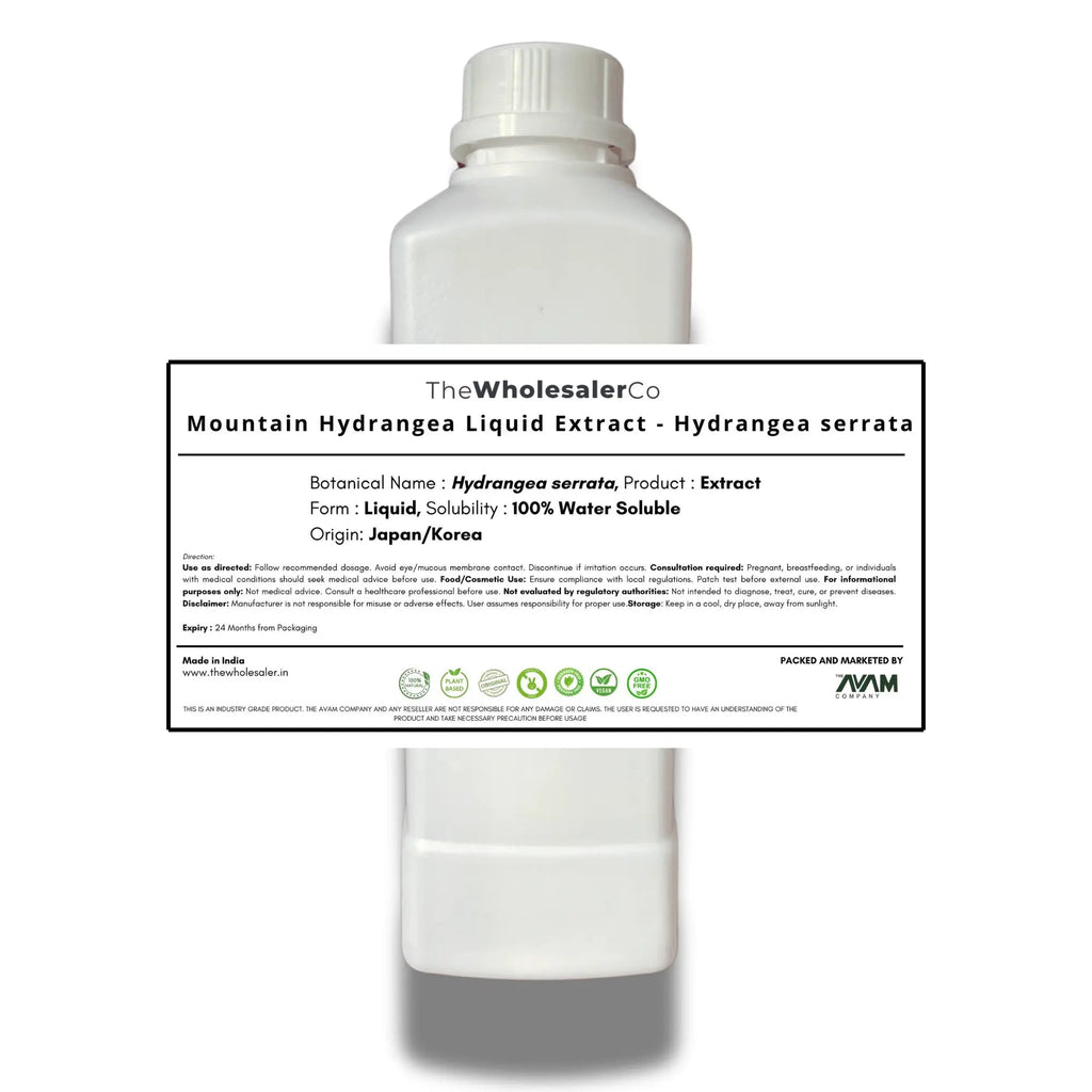 Mountain Hydrangea Liquid Extract - Hydrangea serrata Bulk Supplier@TheWholesaleCo Prices