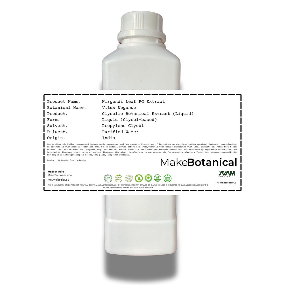 Nirgundi Leaf PG-ekstrakt - Vitex Negundo