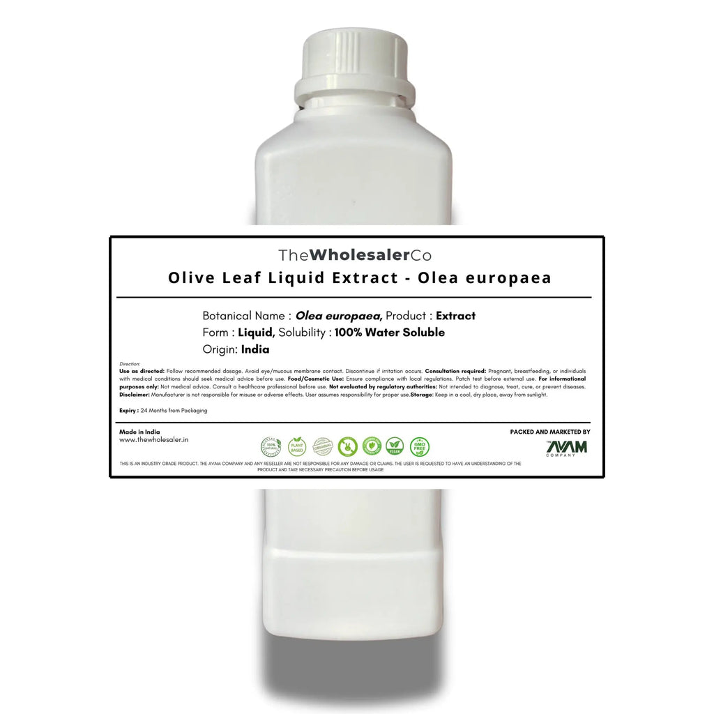 Olive Leaf Liquid Extract - Olea europaea Bulk Supplier@TheWholesaleCo Prices