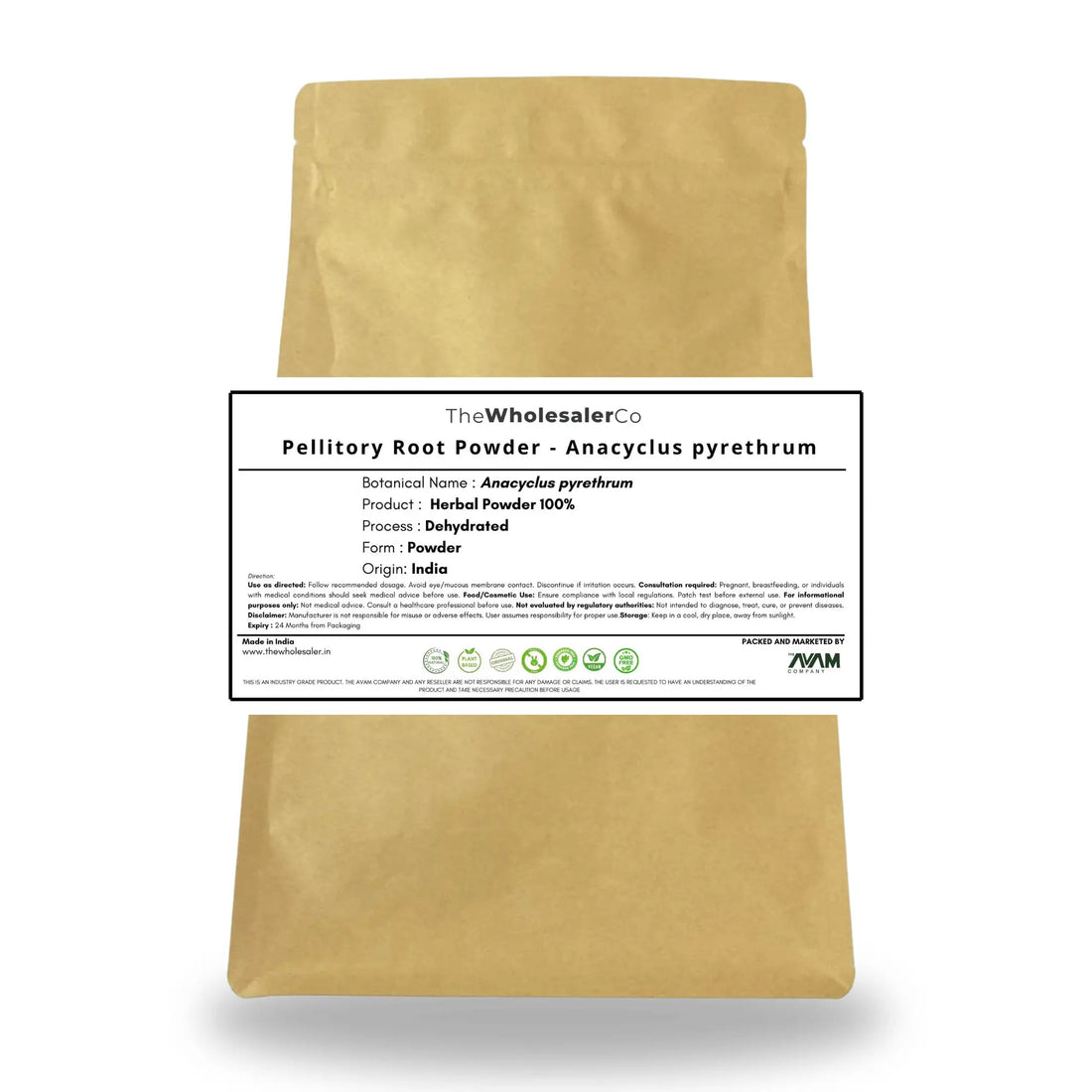 Pellitory Root Powder - Anacyclus pyrethrum - Akarkara Irani Powder Product vendor