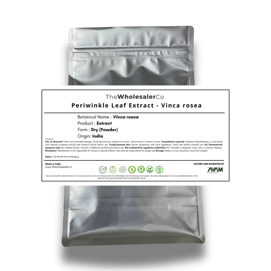 Periwinkle Leaf Extract - Vinca Rosea - Catharanthus roseus Bulk Supplier@TheWholesaleCo Prices