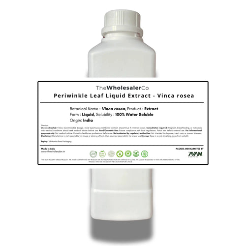 Periwinkle Leaf Liquid Extract - Vinca Rosea - Catharanthus roseus Bulk Supplier@TheWholesaleCo Prices