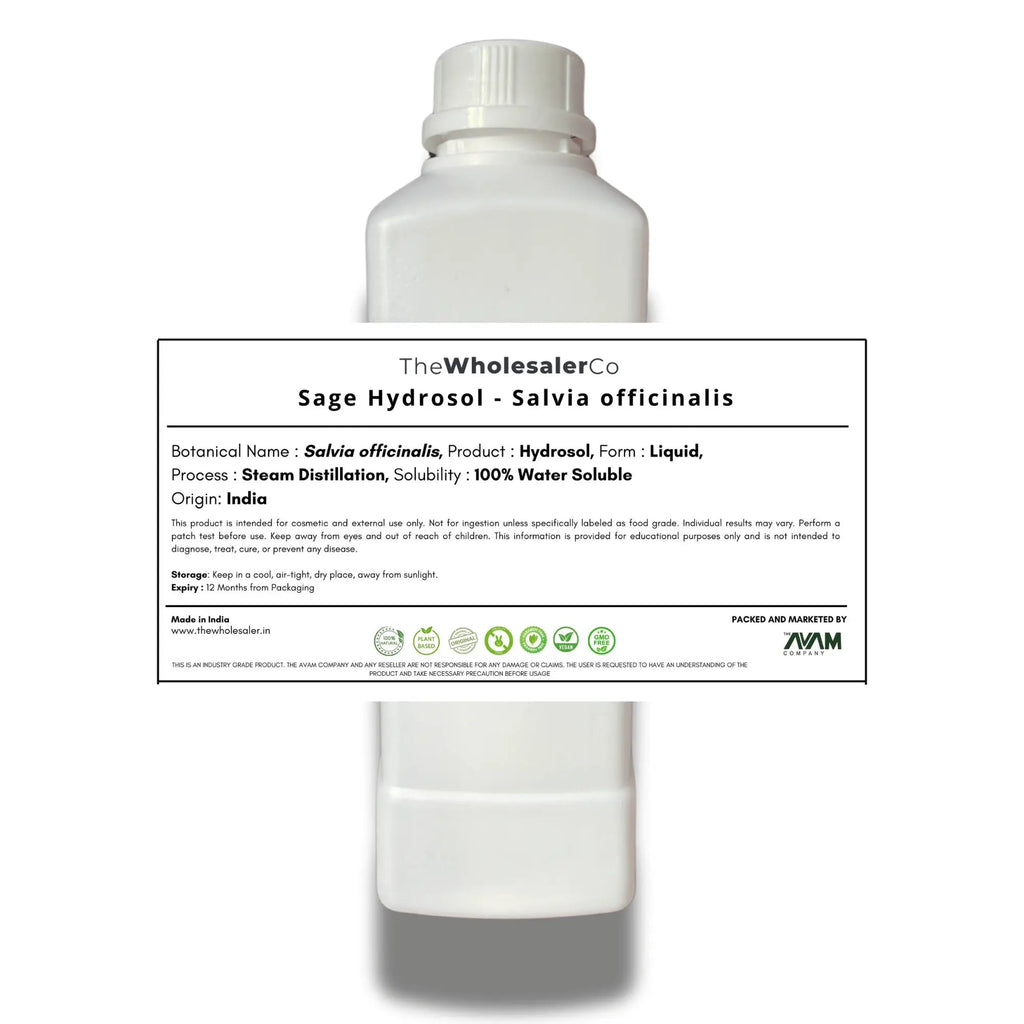 Sage Hydrosol - Salvia officinalis Bulk Supplier@TheWholesaleCo Prices