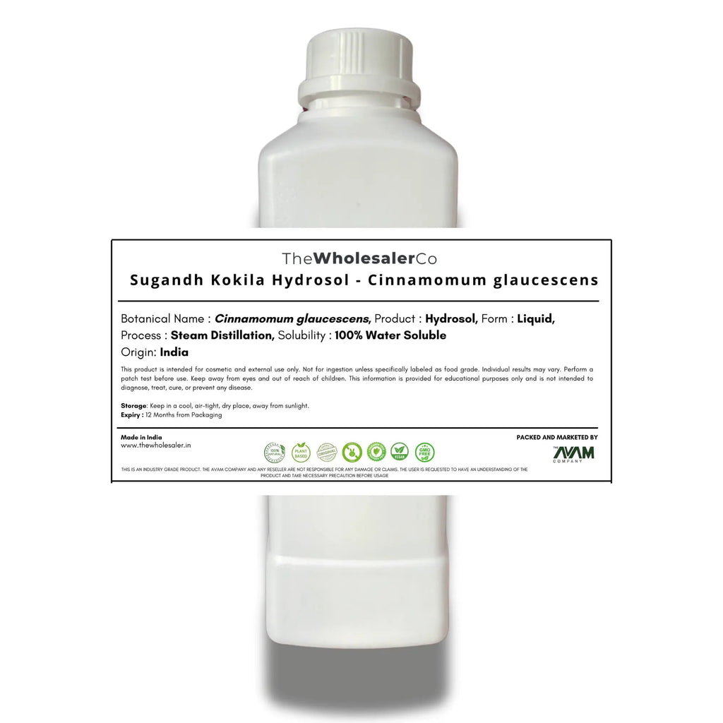 Sugandh Kokila Hydrosol - Cinnamomum glaucescens Bulk Supplier@TheWholesaleCo Prices