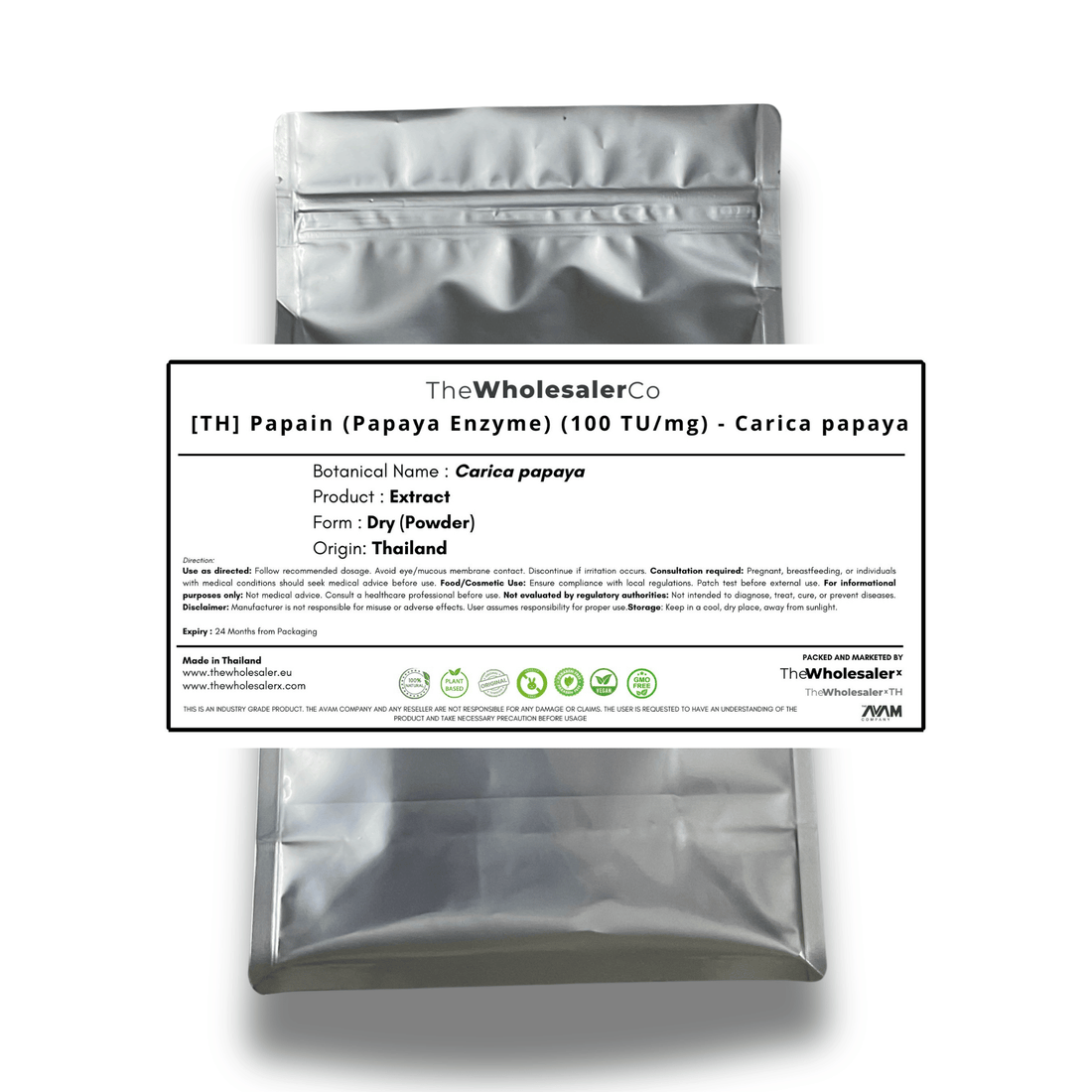 [TH] Papain (Papaya-Enzym) (100 TU/mg) - Carica papaya