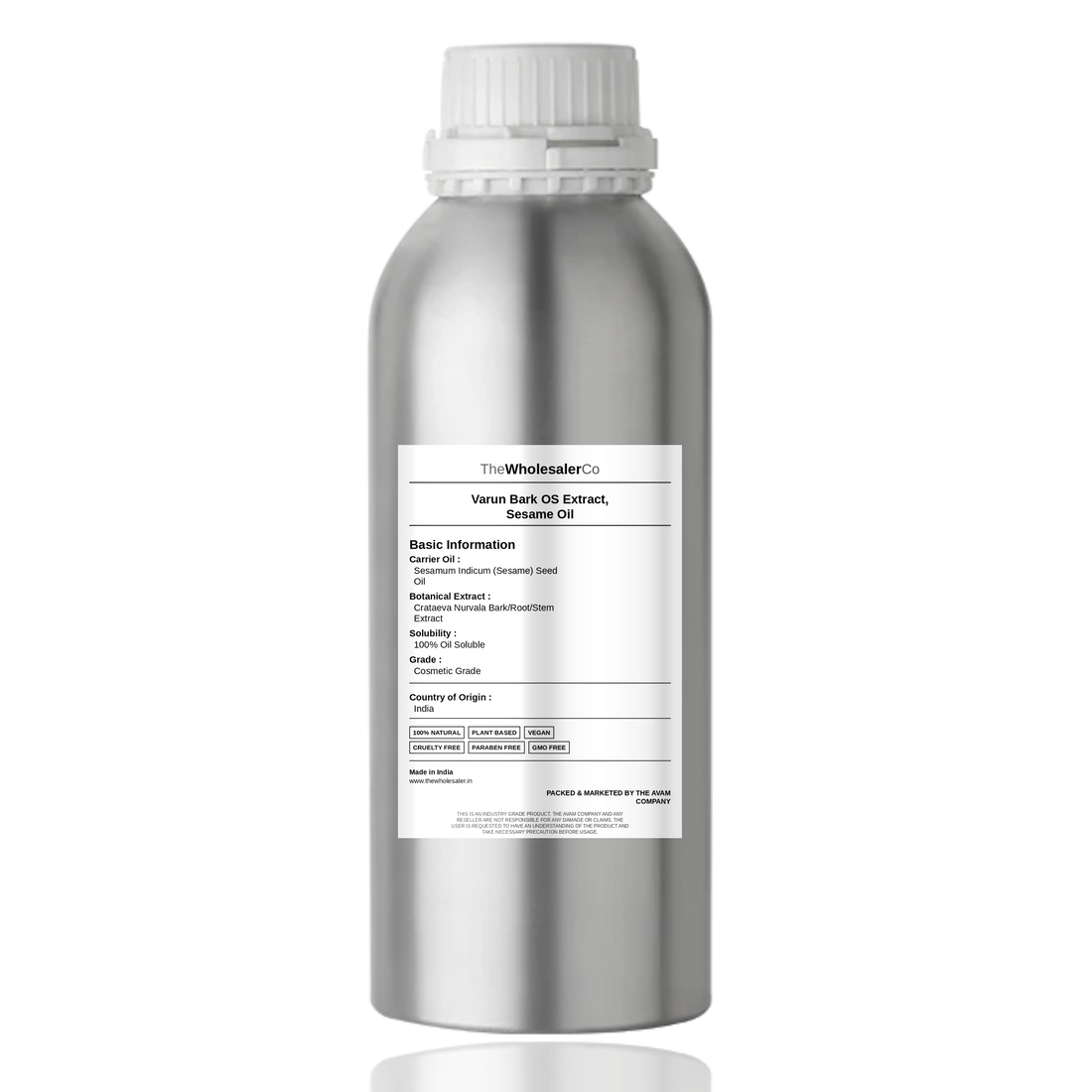 Varun Bark oil-soluble extract in Sesame Oil