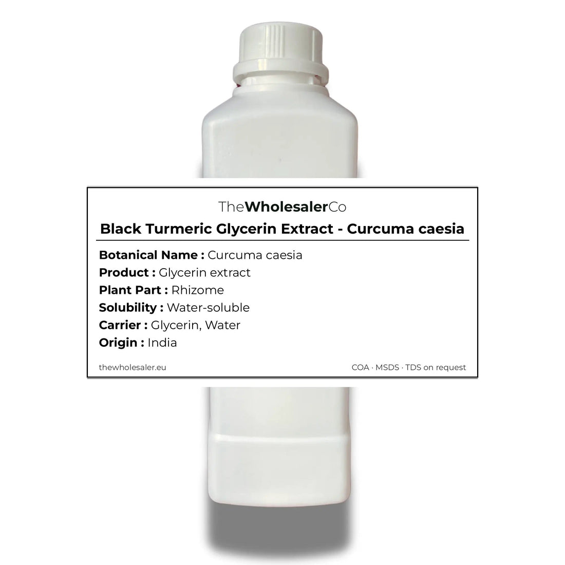 Black Turmeric Glycerin Extract - Curcuma caesia