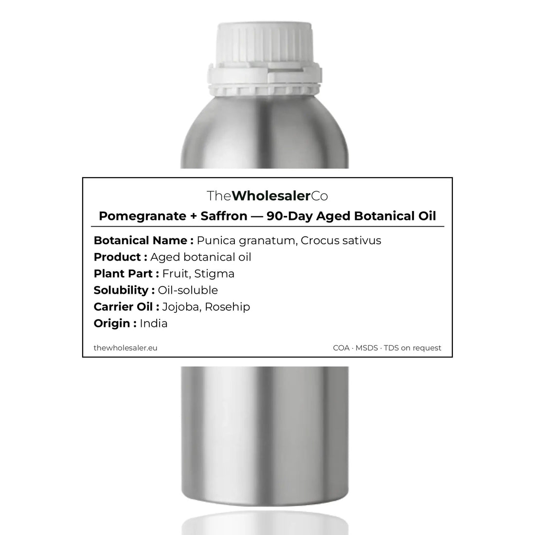 Pomegranate + Saffron — 90-Day Aged Botanical Oil