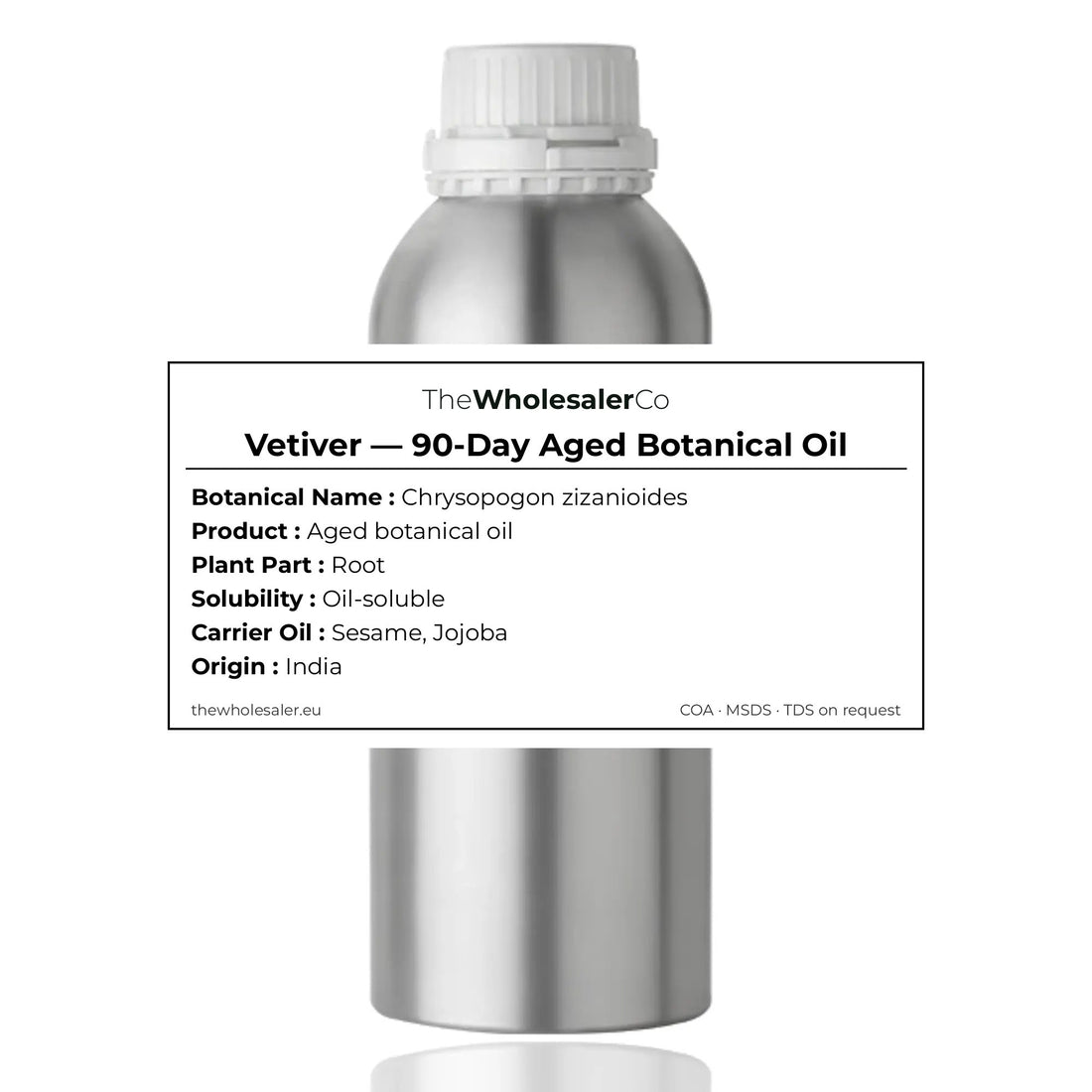 Vetiver — 90-Day Aged Botanical Oil